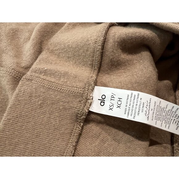 ALO Yoga AluLux High Waist Me Time Short in Toasted Almond - Picture 5 of 5